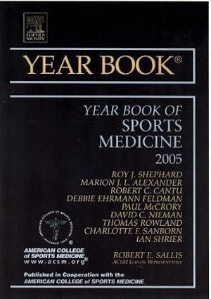 Year Book Of Sports Medicine (hardcover) by Roy Shephard, - Dista