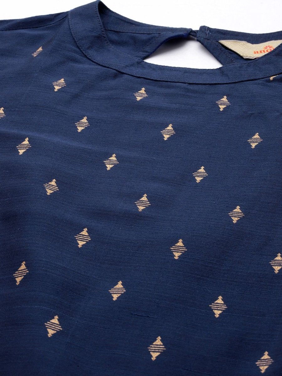 Anouk Printed Regular Kurta with Trousers - Distacart