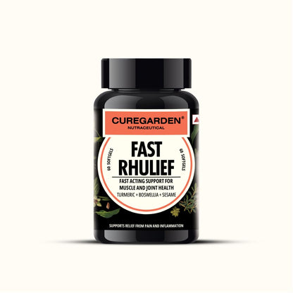 Curegarden Natural Rhulief Softgels - Distacart