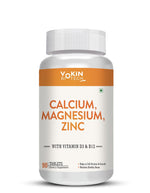 Thumbnail for Vokin Biotech Calcium, Magnesium, Zinc, D3 & B12-90 Tablets