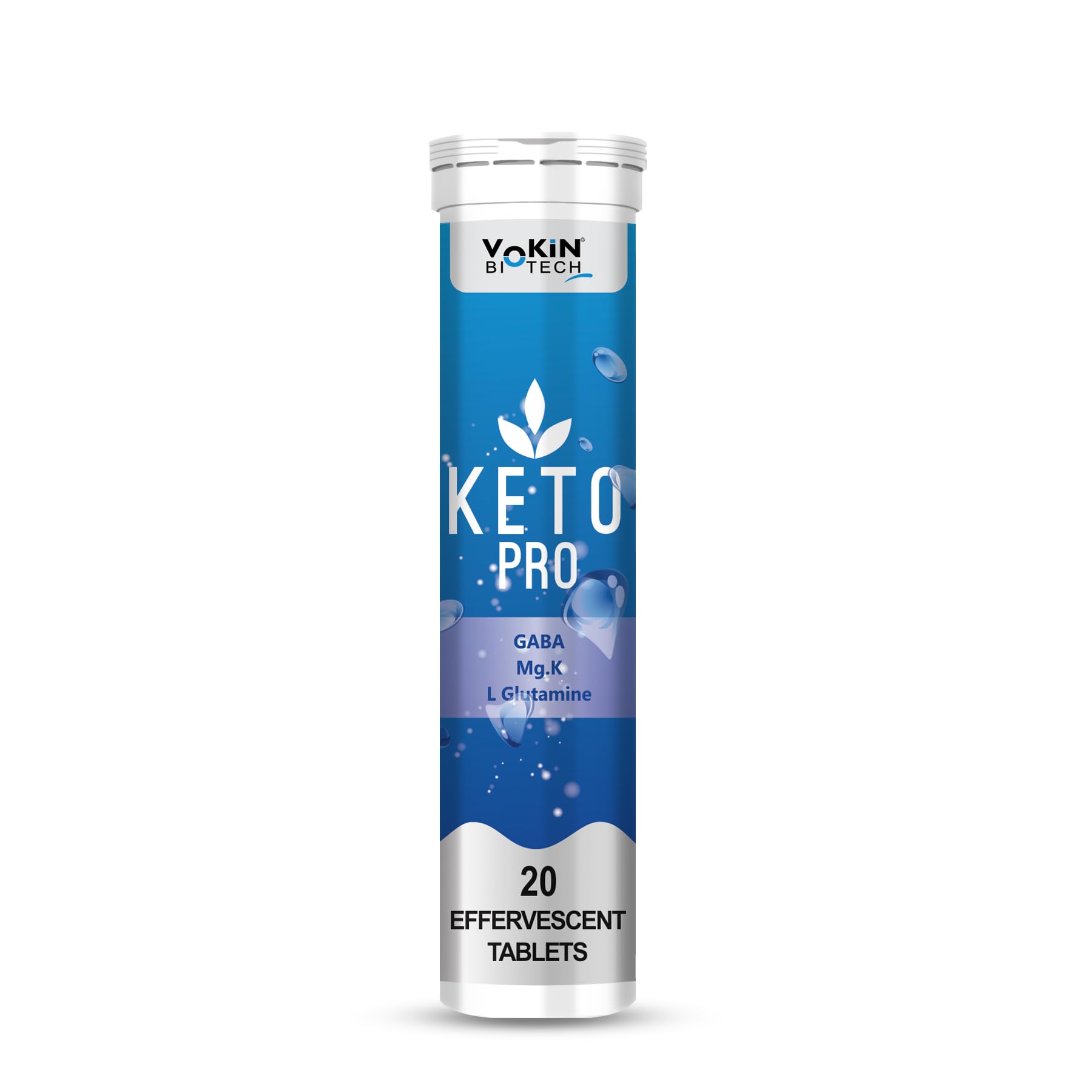 Vokin Biotech Keto Pro for Weight Loss with Effervescent Water Soluble (20 Tablets)