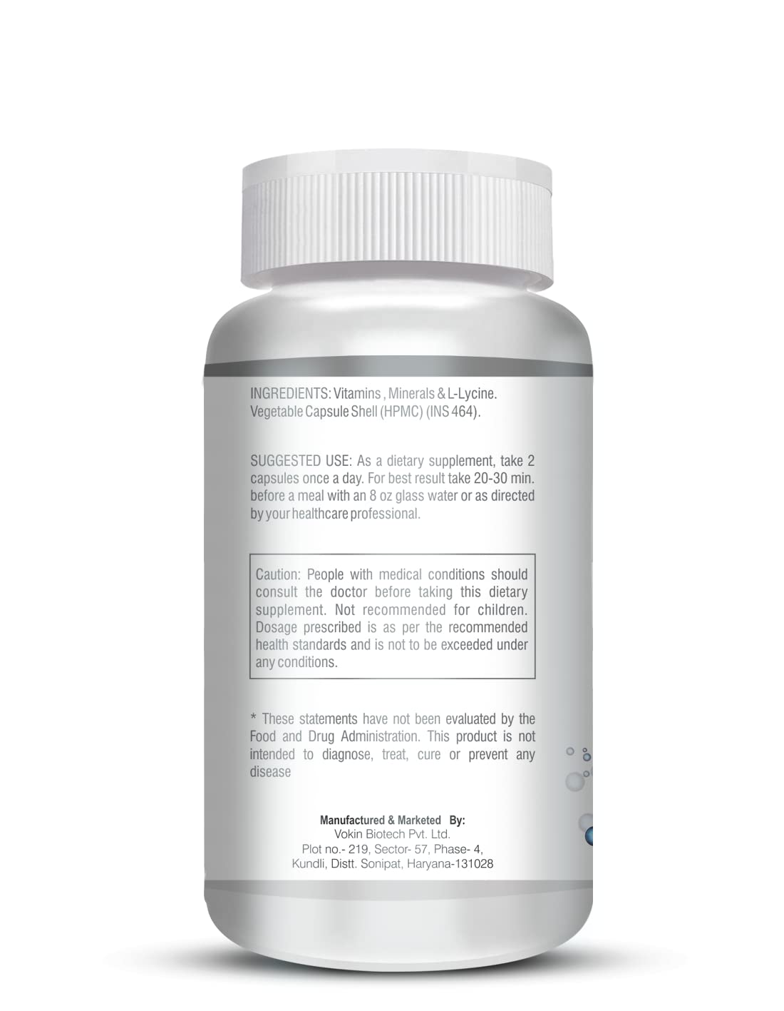 Vokin Biotech Men - MultiVit Daily - 13 Vitamins & 12 Minerals – Support Boost Energy & Immunity- (90 Capsules)