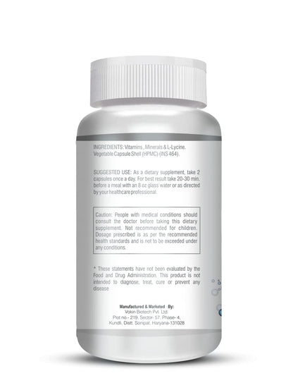 Vokin Biotech Men - MultiVit Daily - 13 Vitamins & 12 Minerals – Support Boost Energy & Immunity- (90 Capsules)