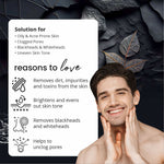 Thumbnail for Globus Naturals Anti-Pollution Charcoal Men 6 Step Facial Kit