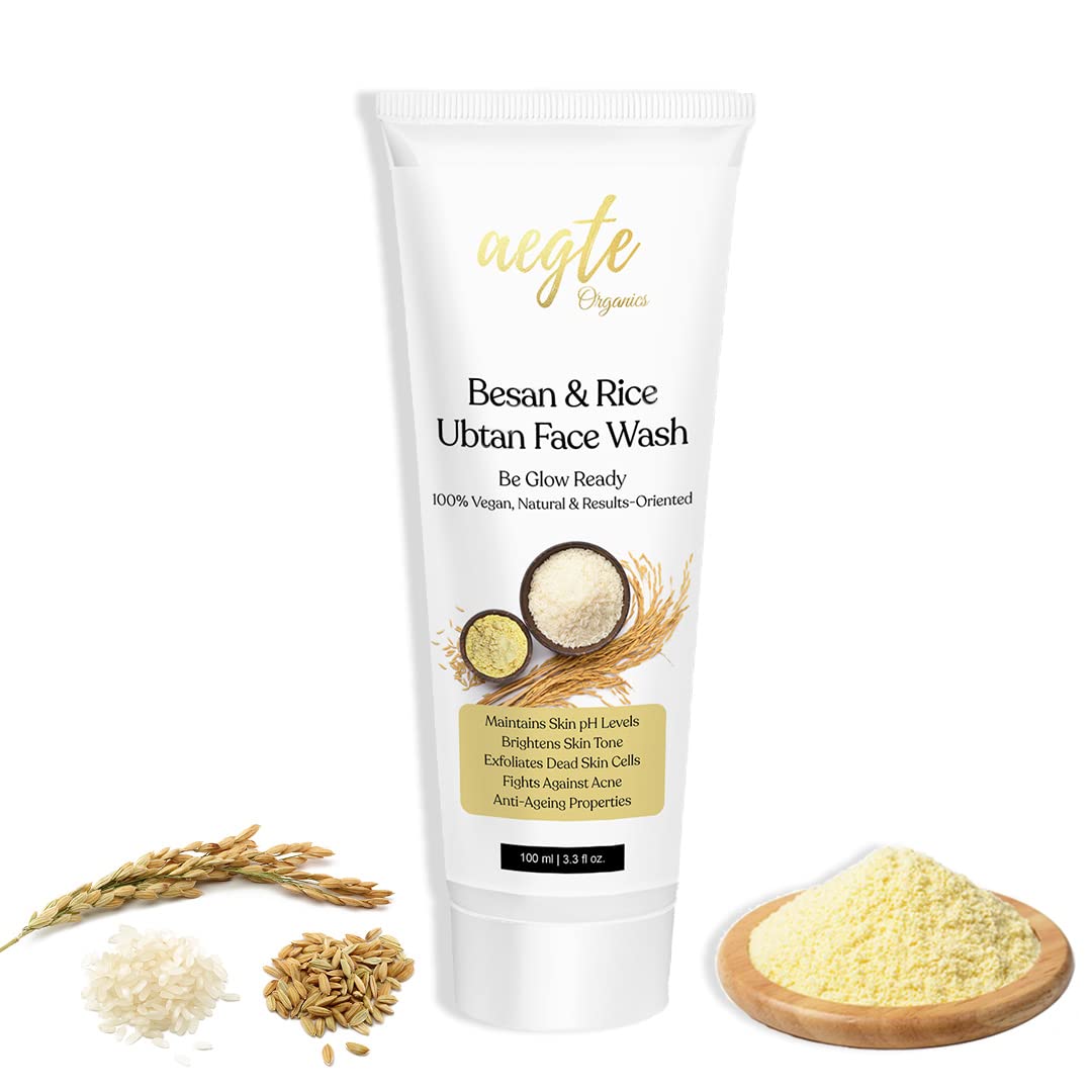 Aegte Rice Ubtan Face Wash - Distacart