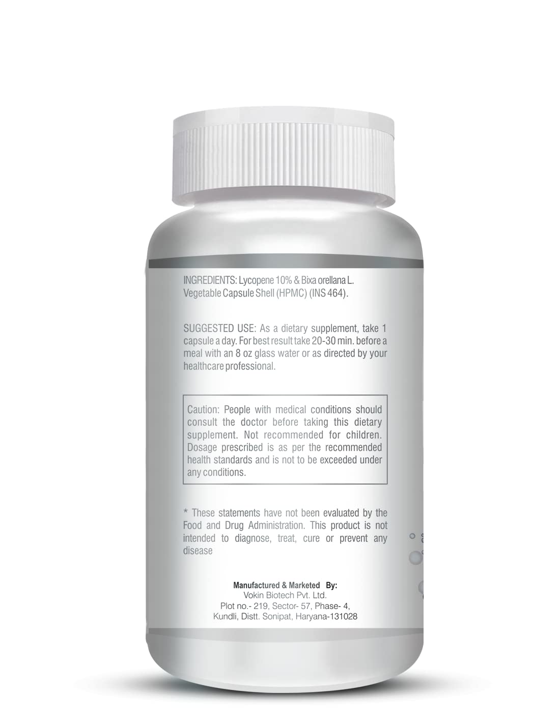Vokin Biotech Lycopene 30mg, Support Heart health 90 Capsules