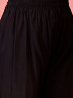 Thumbnail for Joban Fashion Black Silk Embroidery Readymade Kurta Set - Distacart
