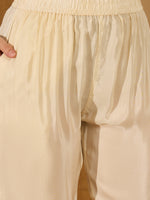 Thumbnail for Joban Fashion Cream Silk Printed Readymade Kurta Set - Distacart
