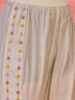Thumbnail for Joban Fashion Off White Silk Embroidered Readymade Kurta Set - Distacart