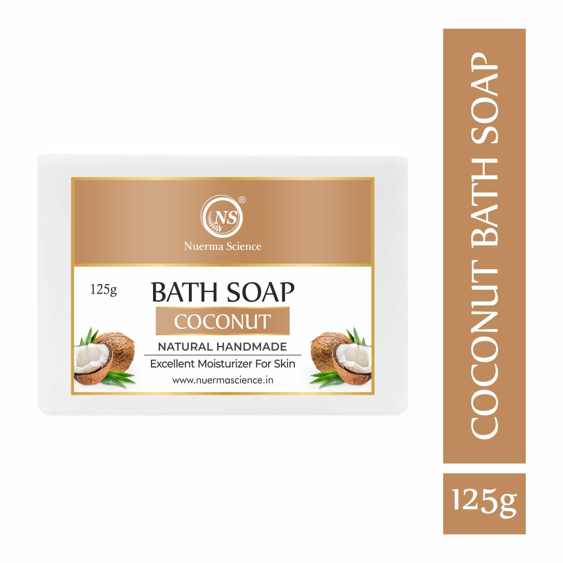 Nuerma Science Coconut Bath Soap | Excellent Moisturizer for Skin - Distacart