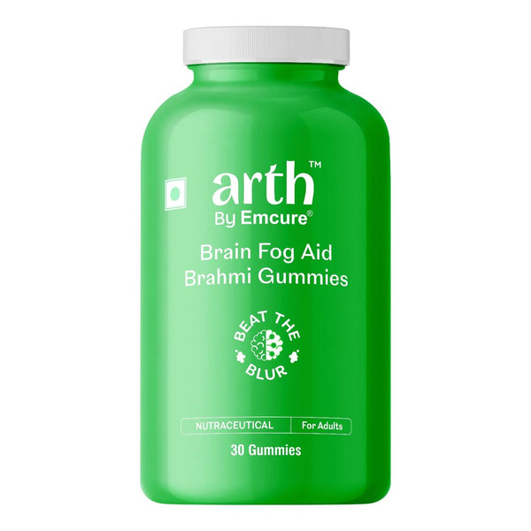 Arth Brahmi Gummies for Memory Boost|30N Blackberry Flavor|Highly Potent Bramhi Extract B-Lit Bacopa, Made with Bio Enhanced Active Technology (BEAT TECH)|Helps with Focus, Mental Clarity & Cognition