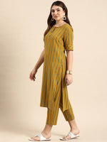 Thumbnail for Anouk Regular Pure Cotton Kurta with Trousers - Distacart