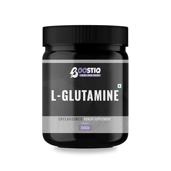 BOOSTIQ L-Glutamine Powder - Unflavoured - Distacart