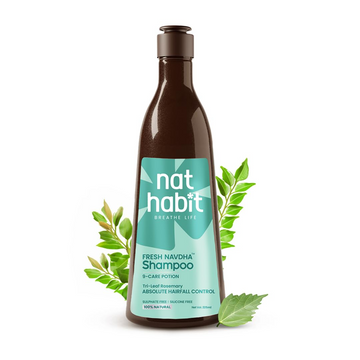 Nat Habit Tri-Leaf Rosemary Navdha Shampoo - Dista