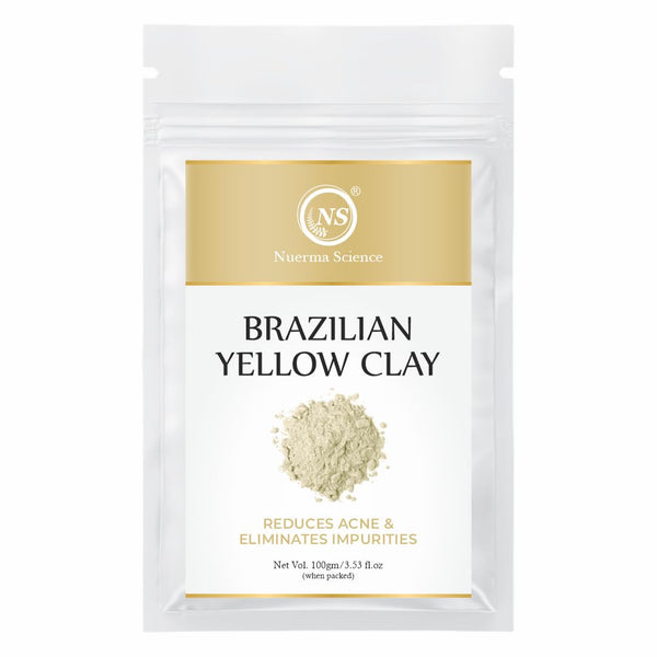 Nuerma Science Brazilian Yellow Clay | Reduces Acne & Eliminates Impurities