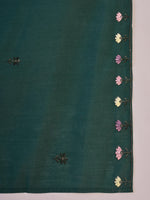 Thumbnail for Joban Fashion Green Silk Embroidery Readymade Kurta Set - Distacart
