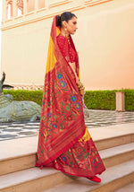 Thumbnail for Monjolika Fashion Mustard Colour Soft Silk Sarees With Traditional Motifs