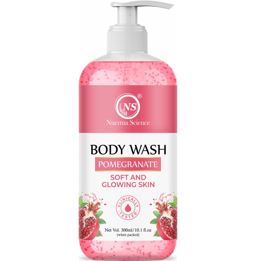 Nuerma Science Pomegranate Body Wash | For Soft & Glowing Skin - Distacart