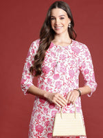 Thumbnail for Anouk Floral Print Kurta with Trousers