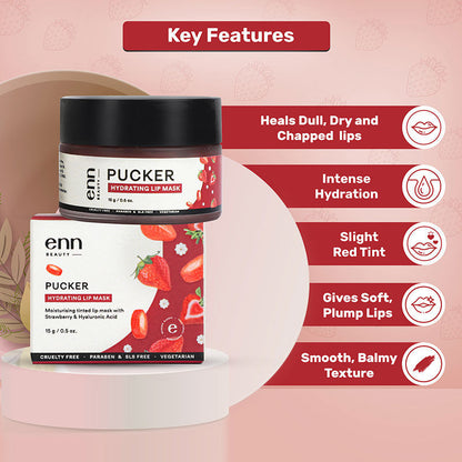 Enn Pucker Hydrating Lip Mask - Distacart