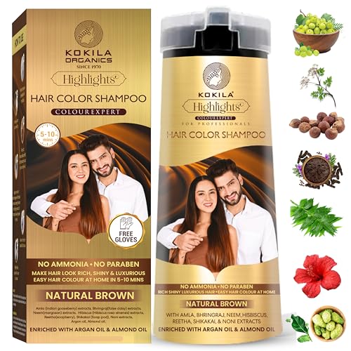 Kokila Shampoo For Men & Women, No Ammonia, No Paraben
