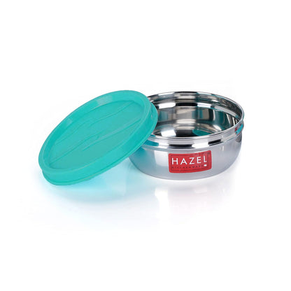 HAZEL Stainless Steel Airtight Containers for Kitchen Storage | Set of 2-150ML Each - Dista