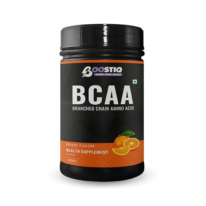 BOOSTIQ BCAA Powder - Orange Flavour - Distacart