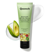 Thumbnail for Quench Botanics Bravocado SPF 50+ PA++++ Sunscreen Gel - Distacart