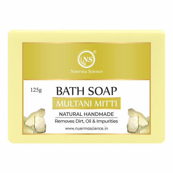 Nuerma Science Multani Mitti Bath Soap | Purifies & Detoxifies Skin - Distacart