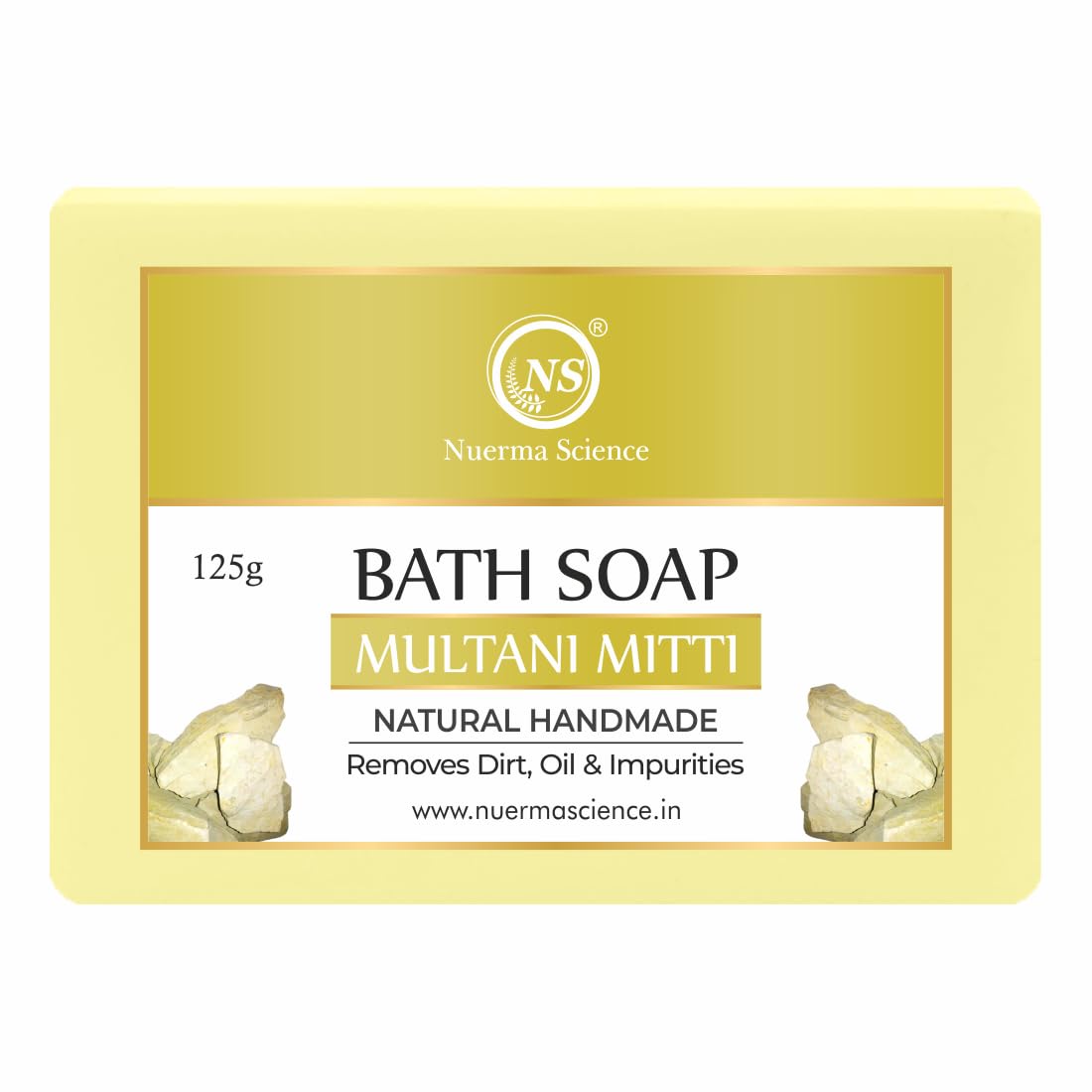 Nuerma Science Multani Mitti Bath Soap | Purifies & Detoxifies Skin - Distacart