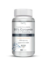 Thumbnail for Vokin Biotech Curcumin C3+ Bioperine 1310mg Supports Mental Health (90 Capsules)