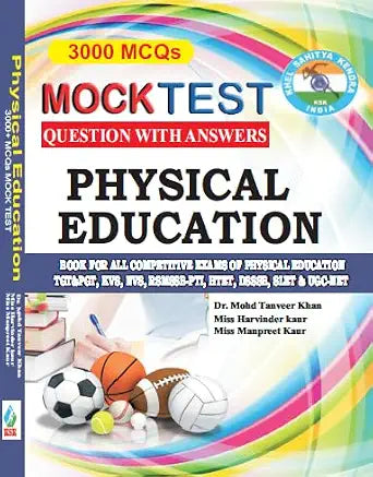 Mock Test - Physical Education 3000 MCQs (Question With Answers)      Paperback – 1 January 2023 - Dista