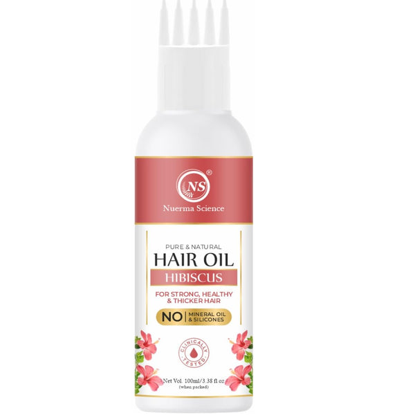 Nuerma Science Hibiscus Hair Oil for Stronger Hair - Distacart