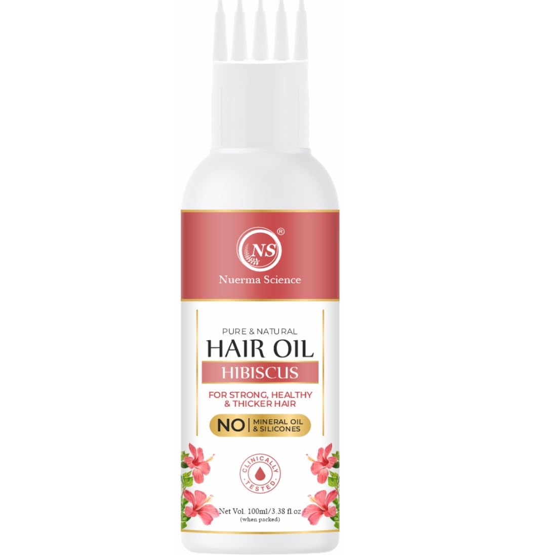Nuerma Science Hibiscus Hair Oil for Stronger Hair - Distacart