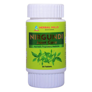 Herbal Hills Nirgundi Joint Care Tablets - 60 Tablets - Distacart