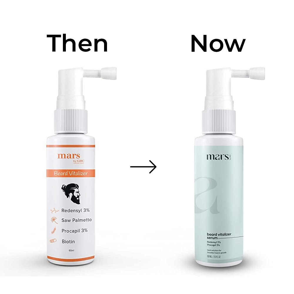 Mars By GHC Beard Vitalizer Serum with Redensyl & Procapil - Distacart