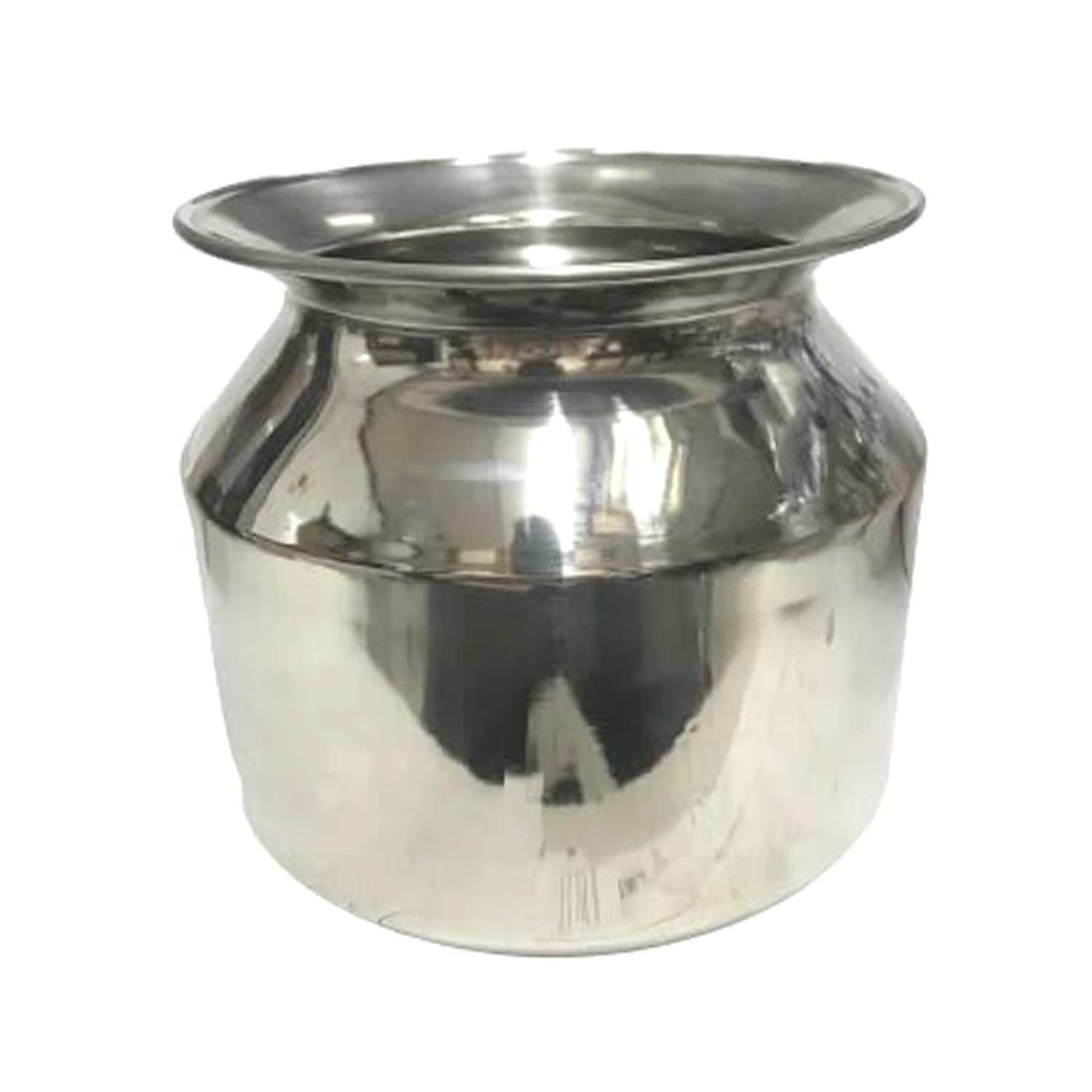 Dynore Stainless Steel Water Matka Pot/Steel Ghada/Kalshi/Lota - 3500 ml - Dista