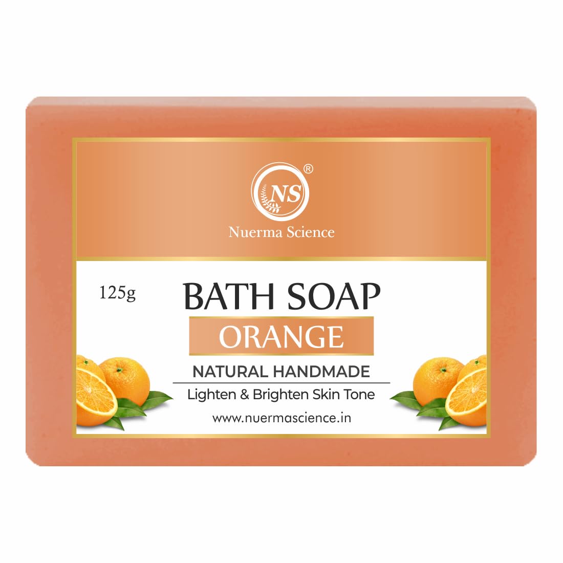 Nuerma Science Orange Bath Soap | Energizing Citrus Cleanse - Distacart