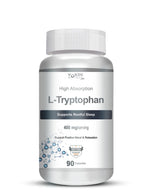 Thumbnail for Vokin biotech L-Tryptophan – Support Positive Mood & Relaxation- 400mg (90 Capsules)