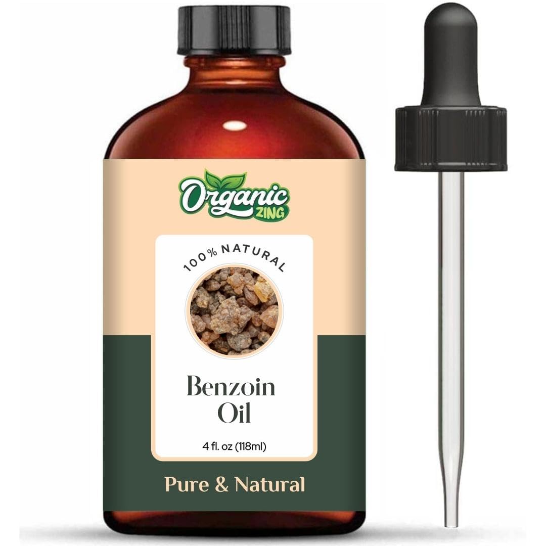 Organic Zing Benzoin (Styrax Benzoin) Oil | Pure & Natural Essential Oil for Skincare, Aroma & Diffusers - Distacart