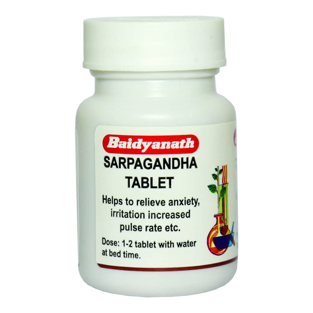 Baidyanath Jhansi Sarpagandha 50 Tabs - Distacart