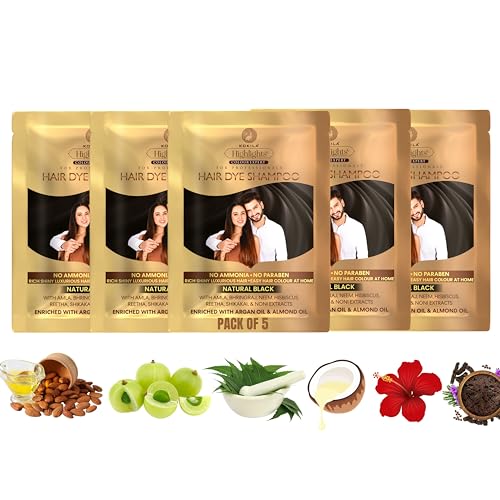 Kokila Unisex Hair Color Shampoo Sachet