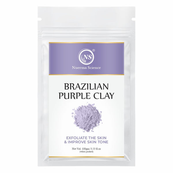 Nuerma Science Brazilian Purple Clay | Exfoliates Skin & Improves Skin Tone