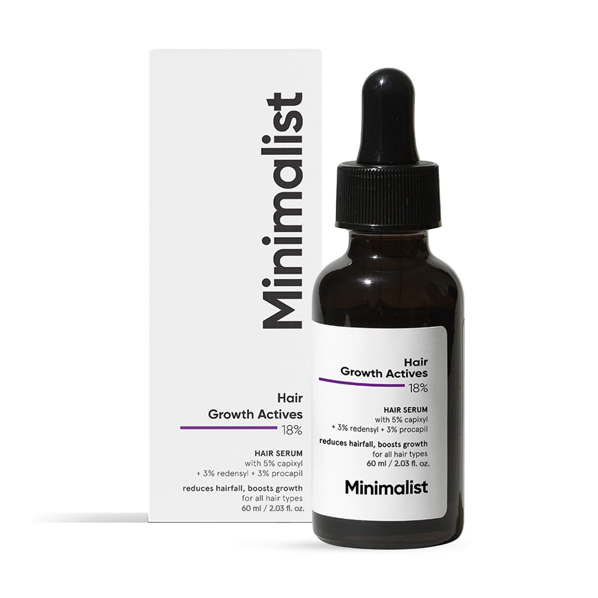 Minimalist Hair Growth Actives 18% Hair Serum - Distacart