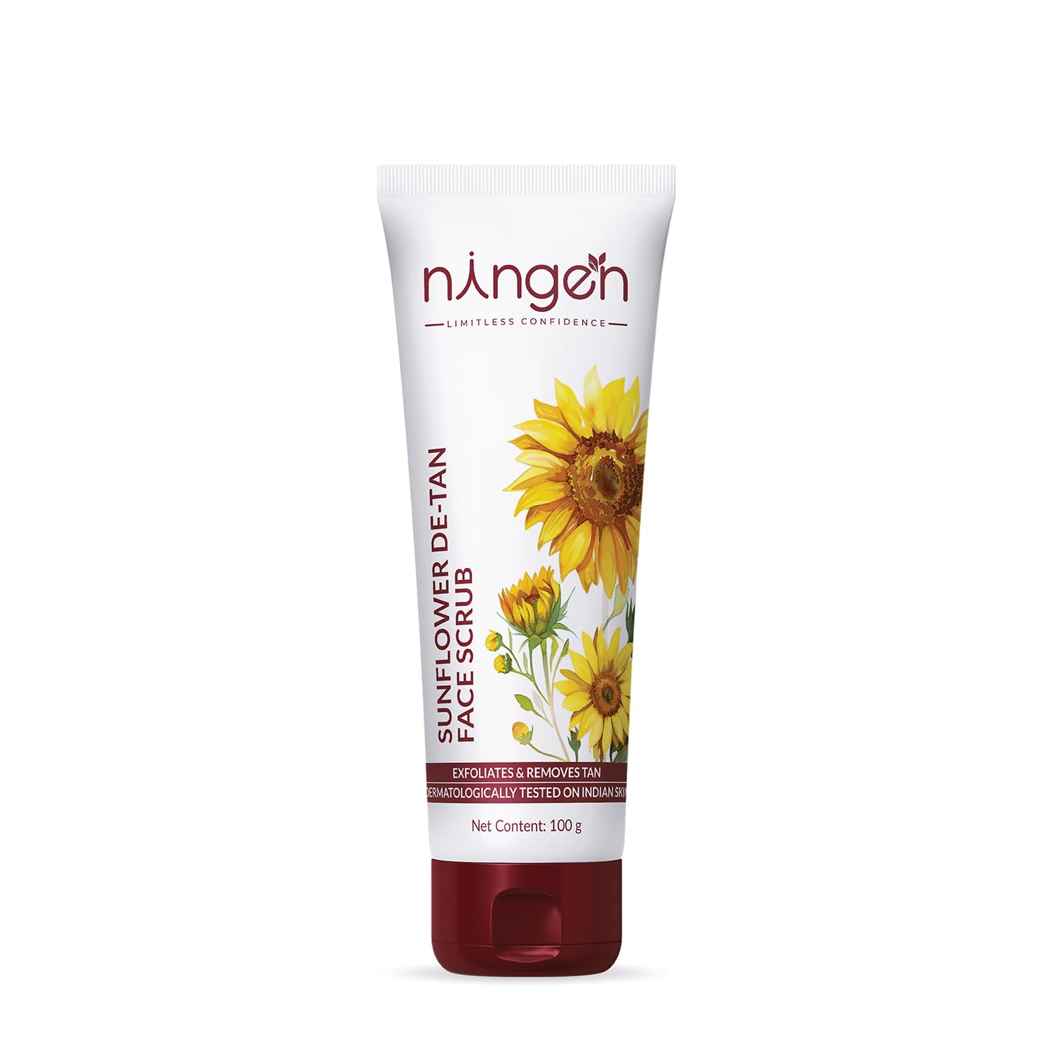 Ningen Sunflower De-Tan Face Scrub - Distacart