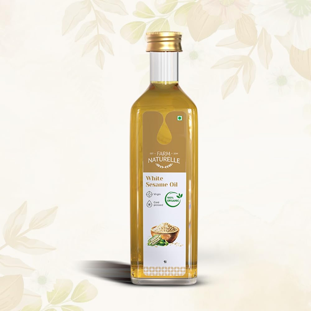 Farm Naturelle Cold Pressed Virgin White Sesame Seed Oil - Distacart
