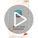 HAZEL Stainless Steel Airtight Containers for Kitchen Storage | Set of 2-150ML Each - Dista