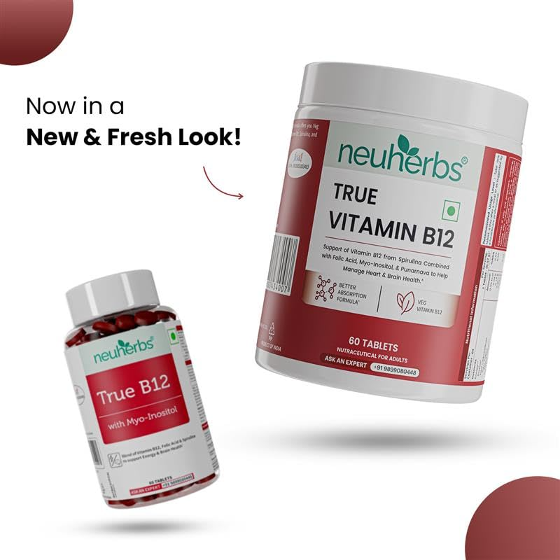 Neuherbs Plant-Based True B12 Tablets - Dista