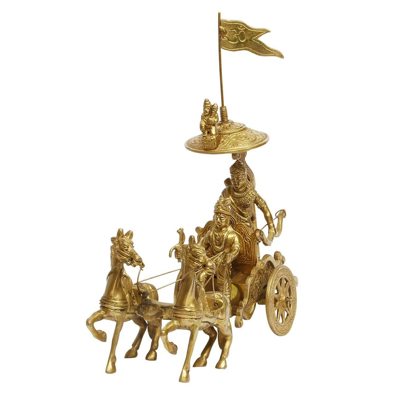 Artvarko Mahabharat Geeta Arjun Chariot Idol - Distacart