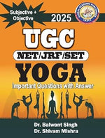 Thumbnail for UGC NET/JRF/SET YOGA - Important Questions with Answer (Subjective +Objective 2025)      Paperback – 27 June 2025 - Dista